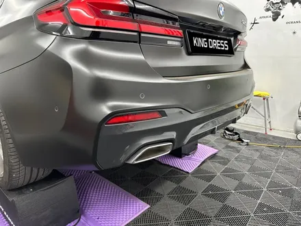 춘천랩핑 - BMW G30 5시리즈 디퓨저 랩핑 - 춘천부분랩핑 - 킹드레스 / 춘천시 후평동