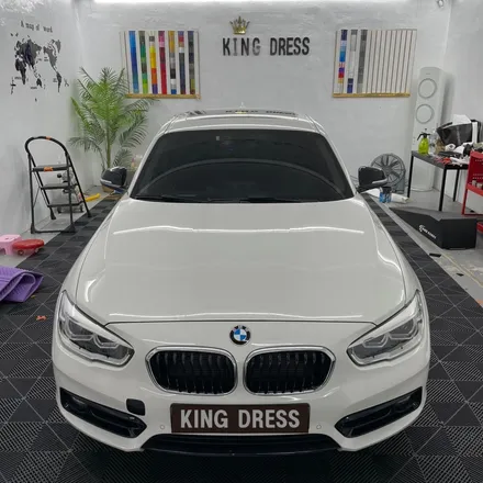 춘천랩핑 - BMW1시리즈루프스킨 - 춘천루프스킨 - 킹드레스 / 춘천시 후평동