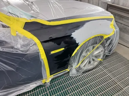 BMW 520d 앞휀다·뒷범퍼 복원도색, 트렁크 판금도색 사고수리 과정 / 인천 남동구 간석동