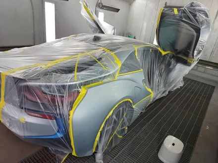 김포 BMW i8 휀다 스크래치 복원 도색 / 버터플라이 도어 슈퍼카 사고수리 / 인천 남동구 간석동