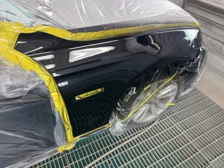 BMW 520d 앞휀다·뒷범퍼 복원도색, 트렁크 판금도색 사고수리 과정 / 인천 남동구 간석동