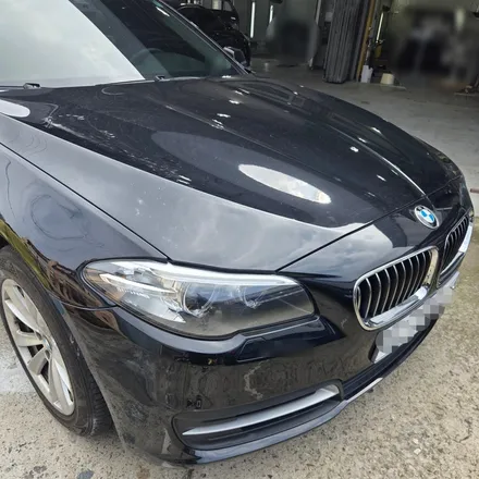 BMW 520d 앞휀다·뒷범퍼 복원도색, 트렁크 판금도색 사고수리 과정 / 인천 남동구 간석동