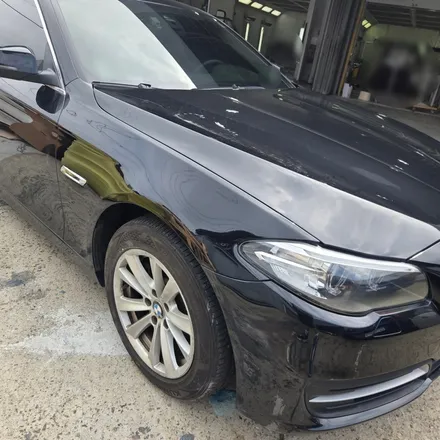 BMW 520d 앞휀다·뒷범퍼 복원도색, 트렁크 판금도색 사고수리 과정 / 인천 남동구 간석동