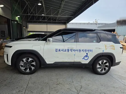 토레스 EVX 측면 사고수리, 앞문 교환부터 내부 필러 판금까지 / 인천 남동구 간석동
