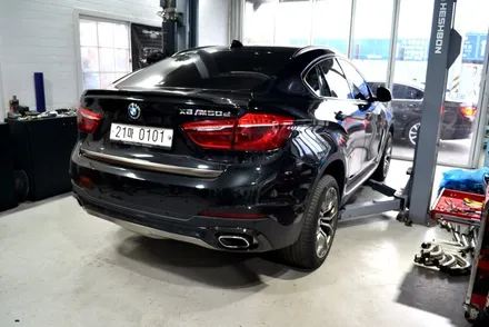 BMW X6 소리박 액티브사운드시공 / 화성시 반정동