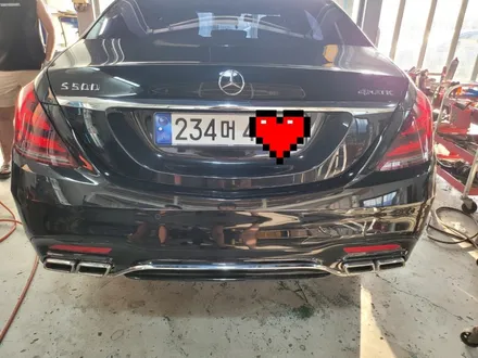 벤츠w222 s500 커스텀가변배기튜닝(수원 머플러튜닝) / 화성 반정로