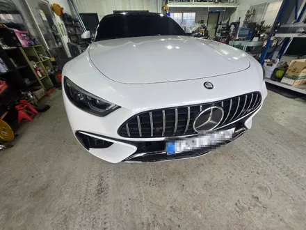 AMG SL 신차 듀얼 머플러 배기 튜닝 작업기! / 화성시 반정동