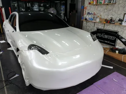 포르쉐파나메라 전체랩핑, 화이트펄, 에이버리,3m, 카스킨,전체랩핑전문점,수원,화성,병점,평택랩핑,국산차전문,수입차랩핑,포르쉐 / 화성 반정로