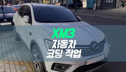 XM3 코딩 작업 / 자동차 기능 활성화 / 대구 북구, 구미, 경산