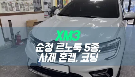대구 XM3 아르카나 르노룩 교체 , 사제 혼캡, 자동차 코딩 작업 / 대구 북구, 구미, 경산