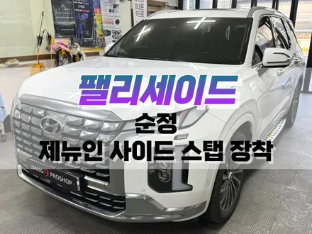 대구 팰리세이드 순정 제뉴인 사이드 스텝 장착 / 대구 북구, 구미, 경산