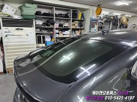 대구 BMW 640D(6GT) 칼트윈 GR 썬팅, 아이나비 QXD1 블랙박스 장착 / 자동차 반사필름 썬팅 / 대구 북구, 구미, 경산