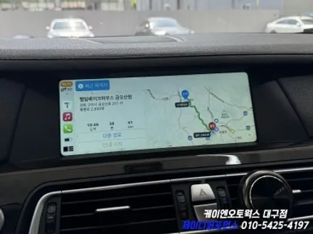 대구 BMW F바디 7시리즈 인디웍 카플레이, 안드로이드 오토 세팅 작업 / 미러링 내비게이션 / 대구 북구 노원동