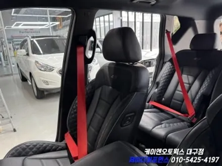 대구 렉스턴 1열, 2열 컬러 벨트 RED 컬러 작업 / 실내 포인트 튜닝 / 대구 북구 노원동