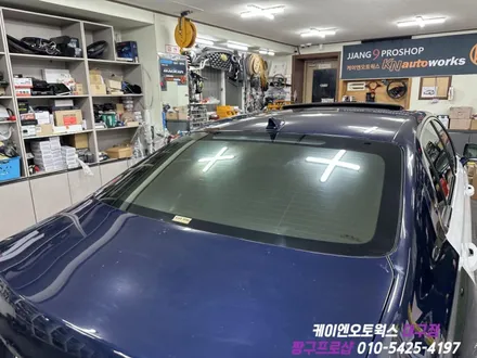 대구 EQ 900 칼트윈 ER 썬팅 재시공 / 반사 필름 썬팅 시공 / 대구 북구, 구미, 경산