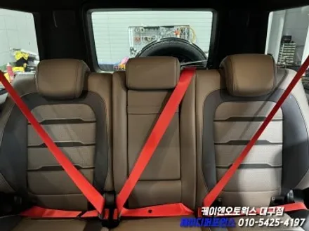 대구 벤츠 W464 G63 AMG 후기형 RED 컬러 벨트 작업 / 대구 북구 노원동