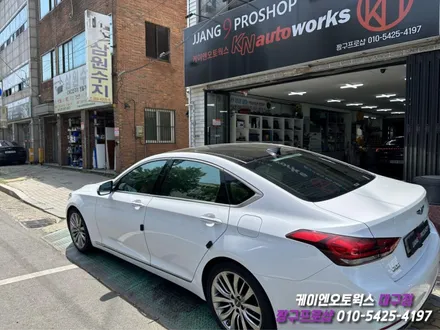 대구 제네시스 G80(DH) 칼트윈 ER 필름 썬팅 재시공 / 아이나비 반사필름 윈도우 틴팅 / 대구 북구, 구미, 경산