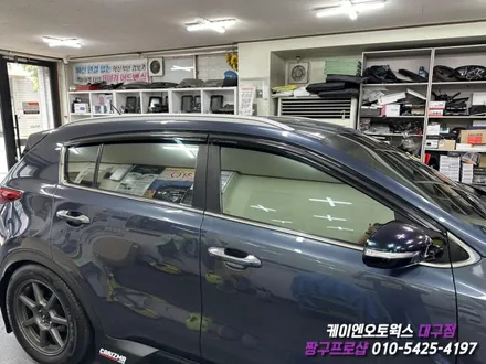 대구 스포티지 QL 칼트윈 ER 필름 썬팅 재시공 / 아이나비 반사필름 썬팅 시공 / 대구 북구, 구미, 경산