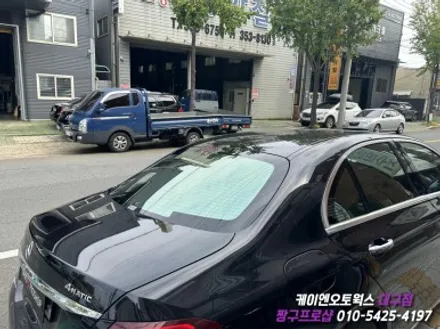 대구 벤츠 E 클래스 W213 아이나비 칼트윈 ER 썬팅 재시공 / 자동차 반사필름 윈도우 썬팅 / 대구 북구, 구미, 경산