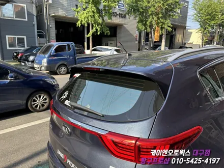 대구 스포티지 QL 칼트윈 ER 필름 썬팅 재시공 / 아이나비 반사필름 썬팅 시공 / 대구 북구, 구미, 경산