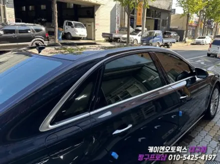 대구 아우디 A8 아이나비 칼트윈 GR 썬팅 재시공 / 반사필름 윈도우 틴팅 / 대구 북구, 구미, 경산