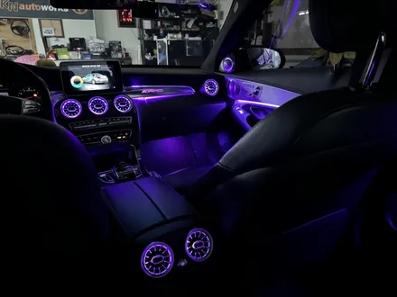 벤츠 C205 C63 AMG 64색 송풍구 엠비언트, 전동 트위터 부메스터 작업 / 실내 인테리어 튜닝 / 대구 북구, 구미, 경산