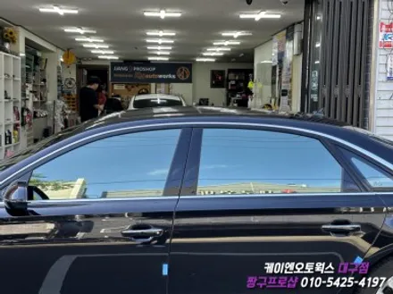 대구 아우디 A8 아이나비 칼트윈 GR 썬팅 재시공 / 반사필름 윈도우 틴팅 / 대구 북구, 구미, 경산