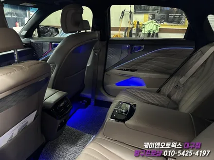 대구 K8 순정 연동 엠비언트 라이트, 도어 라이트(도어스팟) 작업 (대시보드, 1열, 2열 도어트림 라인, 풋등) / 실내 인테리어 튜닝 / 대구 북구, 구미, 경산