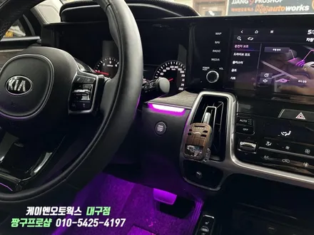 대구 쏘렌토MQ4 순정 연동 LED 엠비언트 실내 무드등  튜닝 / 대구 북구, 구미, 경산