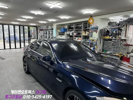 대구 BMW 5시리즈 칼트윈 ER 썬팅 재시공 / 반사 필름 아이나비 윈도우 틴팅 / 대구 북구, 구미, 경산
