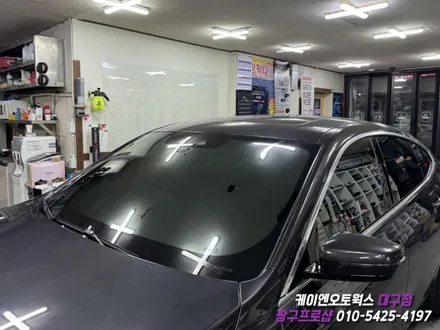 대구 BMW 640D(6GT) 칼트윈 GR 썬팅, 아이나비 QXD1 블랙박스 장착 / 자동차 반사필름 썬팅 / 대구 북구, 구미, 경산