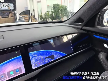 대구 그랑콜레오스 듀얼 모니터 조수석 편광필름 제거 작업 / 대구 북구 노원동