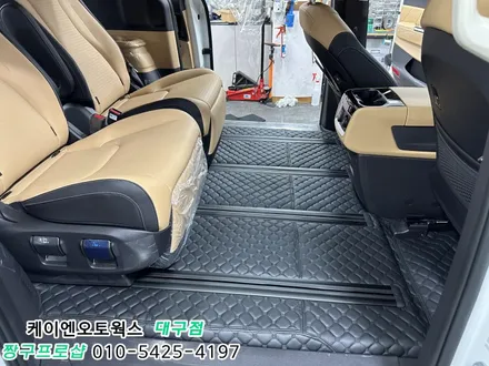 대구 카니발 KA4  7인승 차박 레일 개조 및 엠보 매트  작업 / 차박 개조 작업 / 대구 북구, 구미, 경산