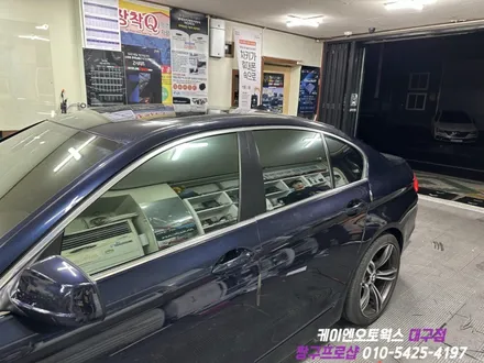 대구 BMW 5시리즈 칼트윈 ER 썬팅 재시공 / 반사 필름 아이나비 윈도우 틴팅 / 대구 북구, 구미, 경산