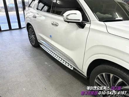 대구 팰리세이드 순정 제뉴인 사이드 스텝 장착 / 대구 북구, 구미, 경산