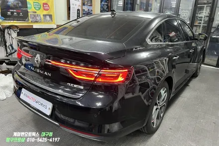 르노 삼성 SM6 페이스리프트 더뉴SM6 테일램프 장착 ( LED 후미등) / 대구 북구, 구미, 경산