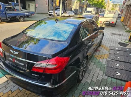 대구 제네시스 BH 칼트윈 ER 썬팅 재시공 / 아이나비 반사필름 윈도우 썬팅 / 대구 북구, 구미, 경산
