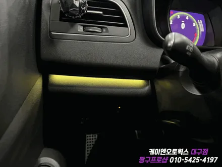 대구 QM6 순정 연동 비노출 대시보드 앰비언트 무드등 시공 / 실내 인테리어 튜닝 / 대구 북구, 구미, 경산