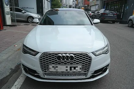 아우디 A6모델에 스포티한 벌집 콰트로 그릴 장착  후기 / 인천 서구