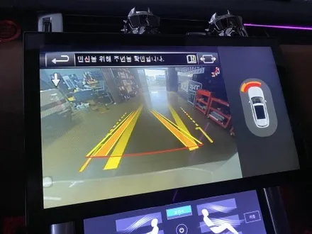 실내 컨버전 레인지로버 스포츠 안드로이드 올인원 LCD 터치 공조기 전체 엠비언트 작업했습니다 / 인천 서구