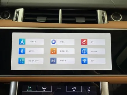 레인지로버 스포츠 듀얼 모니터 안드로이드 올인원 시공 / 인천 서구
