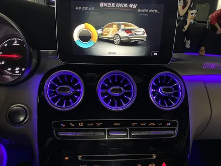 벤츠 C클래스 64색 엠비언트로 감성풀업! 1.2열 송풍구까지 완벽하게! 레츠고! / 인천 서구