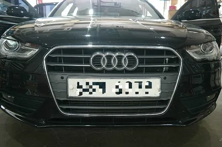 아우디 A4차량 RS4그릴/안개등커버 교체 작업 후기. / 인천 서구