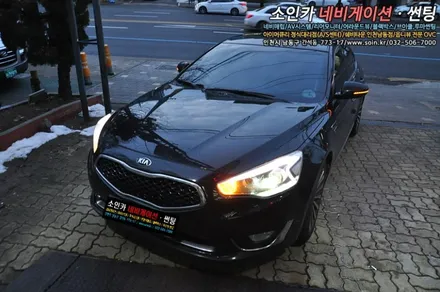 더뉴K7 순정네비랑 연동하는 폰터스 H1000 (헤드업디스플레이)
