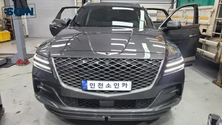 GV80 순정 후석모니터 탈거 후 안드로이드모니터 장착 _ 인천