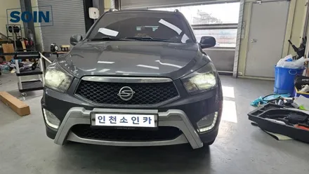 코란도스포츠 클리어타입 전구 LED 전구로 교체가능