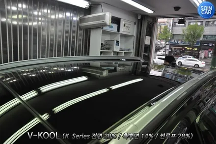인천 싼타페TM 브이쿨 VKOOL 썬팅