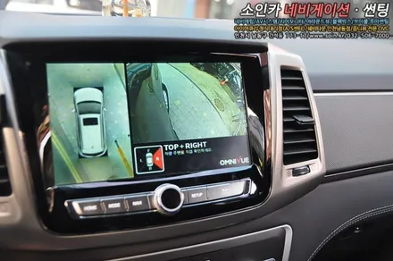 G4렉스턴 360옴니뷰(어라운드뷰)로 주차가 쉬워집니다~