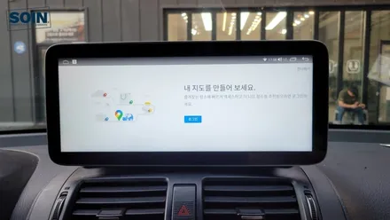 모하비 12.3인치 안드로이드올인원 카나로 XPLUS 대시보드위 장착 인천