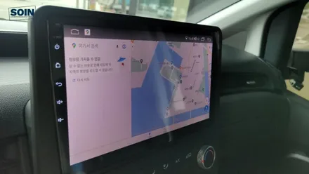 스타리아 캠핑카 전용 마감재 사용 10인치 안드로이드올인원 카나로 xplus 후방카메라 장착 인천